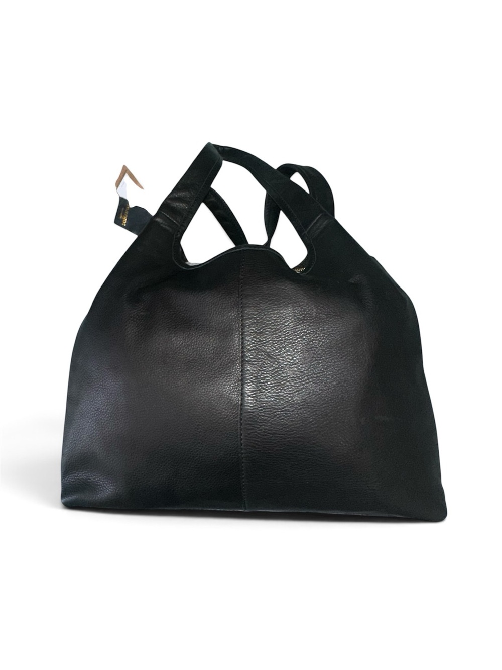 Classic Margot Black Leather Tote Bag - Women - Picture 1 of 8